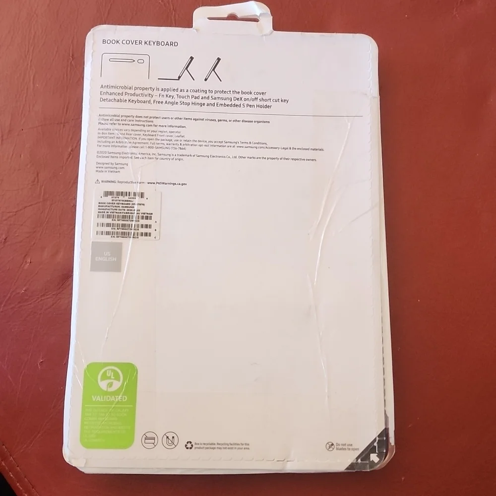 🌞HPx2🌞 NIB Samsung: Book Cover Keyboard Galaxy Tab S7/S7-5G